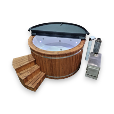 Hot Tub Polypropylen Ø 1600 mm externer Ofen