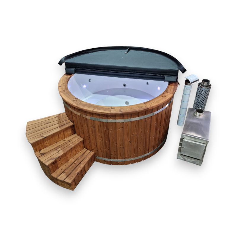 Hot Tub Polypropylen Ø 1800 mm externer Ofen