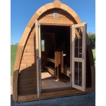 3 m Sauna Pod Kiefer- od. Thermowood