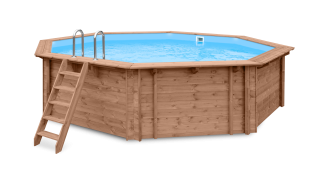 Blue Hawaii Holzpool 560x517x129 cm OCTO 3