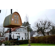 3,5 m Sauna Pod Kiefer- od. Thermowood