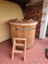 Mini Cold Tub Ø 1,2 m Kiefer oder Thermowood